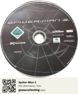 Spider-Man 3 Computer, PAL disc