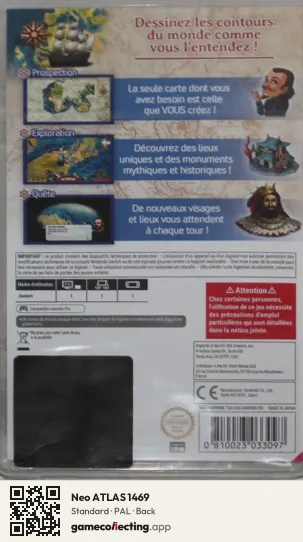 Neo ATLAS 1469 Nintendo Switch, PAL box back