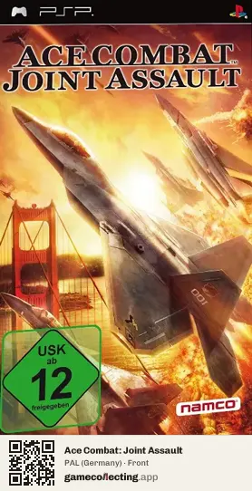 Ace Combat: Joint Assault PlayStation Portable, Germany box front