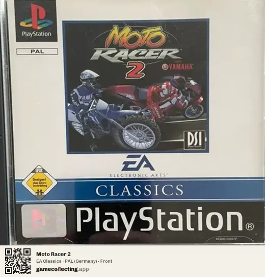 Moto Racer 2 PlayStation, Germany box front