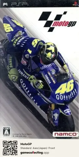 MotoGP PlayStation Portable, Asia box front