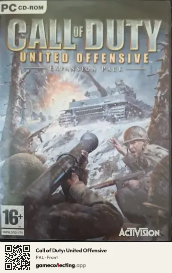 Call of Duty: United Offensive Computer, PAL box front