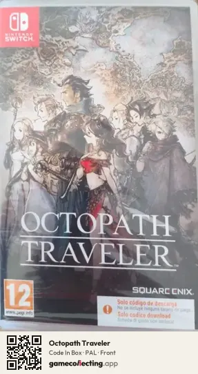 Octopath Traveler Nintendo Switch, PAL box front
