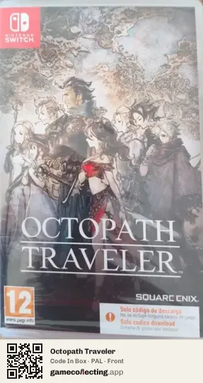 Octopath Traveler Nintendo Switch, PAL box front
