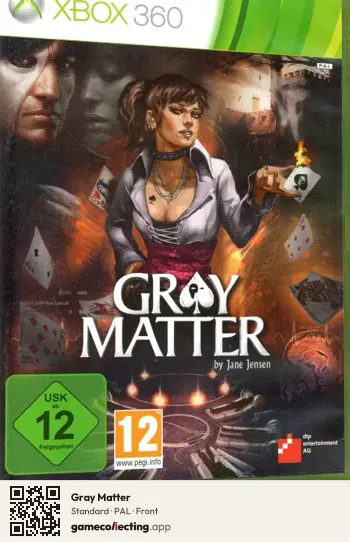 Gray Matter Xbox 360, PAL box front