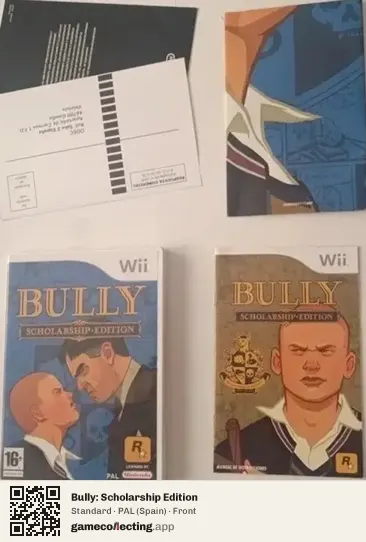 Bully: Scholarship Edition Nintendo Wii, Spain box front