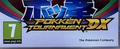 Pokkén Tournament DX, the USK square on its front