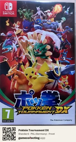 Pokkén Tournament DX Nintendo Switch, Germany box front