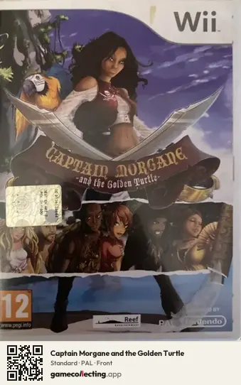 Captain Morgane and the Golden Turtle Nintendo Wii, PAL box front
