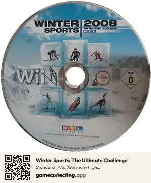 Winter Sports: The Ultimate Challenge Nintendo Wii, PAL disc