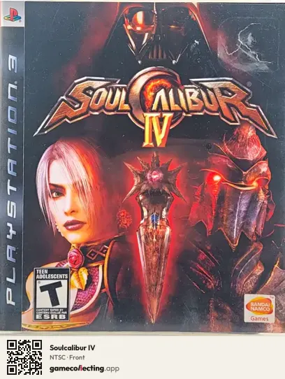 Soulcalibur IV PlayStation 3, NTSC box front