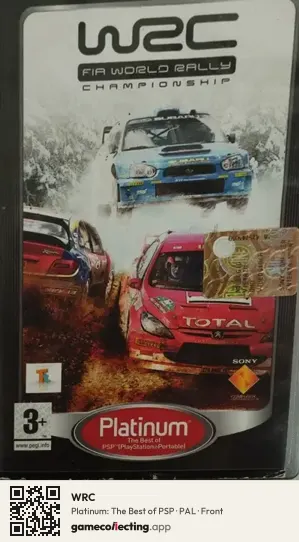 WRC PlayStation Portable, PAL box front