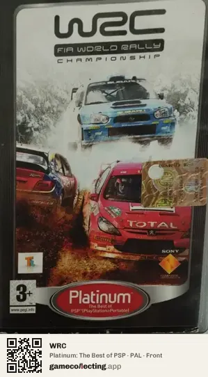 WRC PlayStation Portable, PAL box front