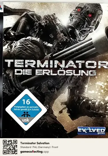 Terminator Salvation PlayStation 3, Germany box front