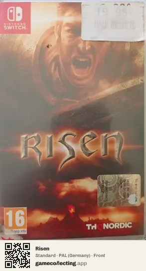 Risen Nintendo Switch, Germany box front