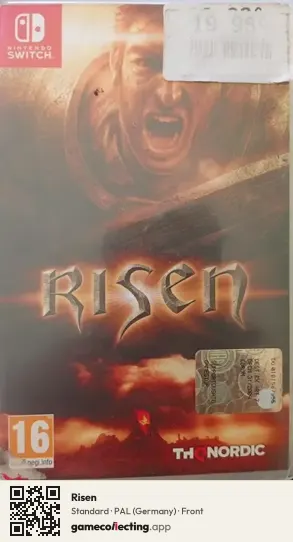 Risen Nintendo Switch, Germany box front