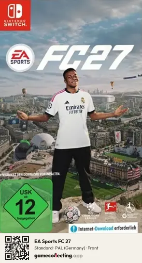 EA Sports FC 27 Nintendo Switch, Germany box front