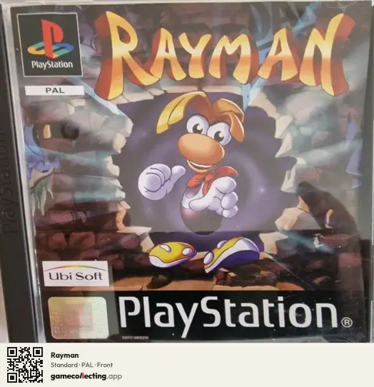 Rayman PlayStation, PAL box front
