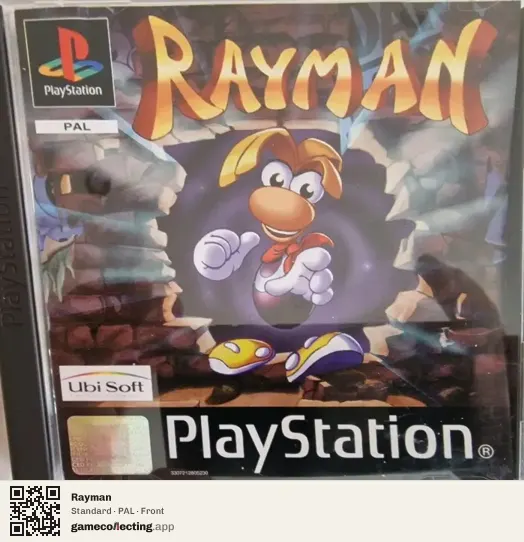 Rayman PlayStation, PAL box front