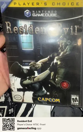 Resident Evil Nintendo GameCube, NTSC box front