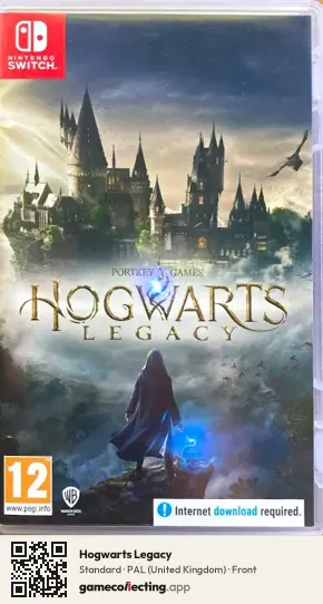 Hogwarts Legacy Nintendo Switch, United Kingdom box front