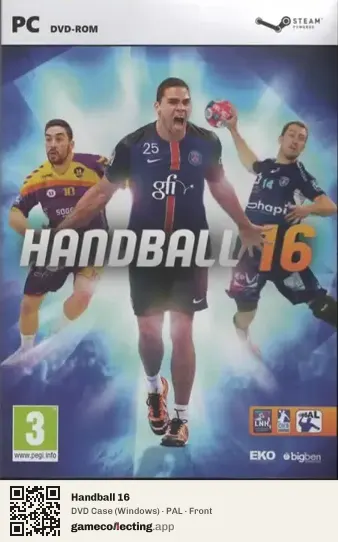 Handball 16 Computer, PAL box front