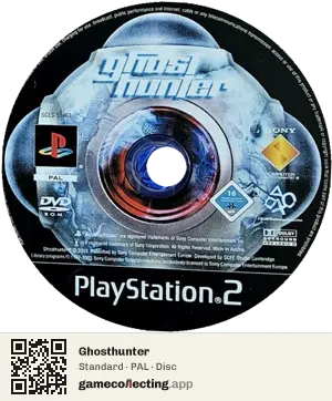 Ghosthunter PlayStation 2, PAL disc