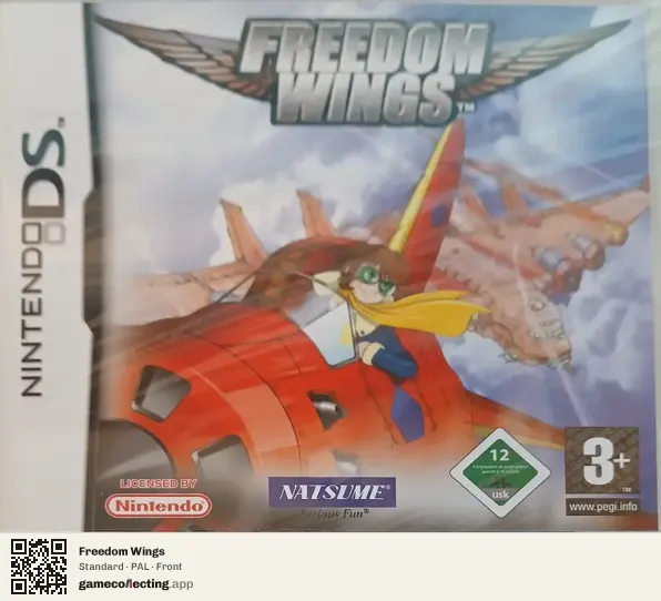 Freedom Wings Nintendo DS, PAL box front