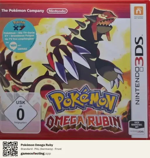 Pokémon Omega Ruby Nintendo 3DS, Germany box front