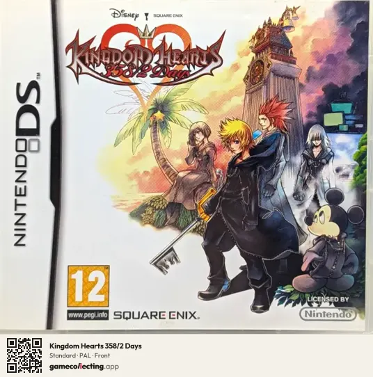 Kingdom Hearts 358/2 Days Nintendo DS, PAL box front