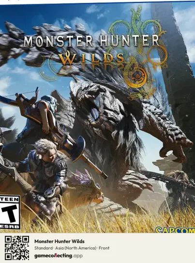 Monster Hunter Wilds PlayStation 5, North America box front