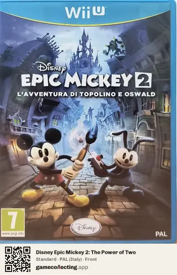 Disney Epic Mickey 2: The Power of Two Nintendo Wii U, Italy box front