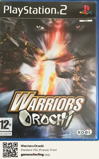 Warriors Orochi PlayStation 2, France box front