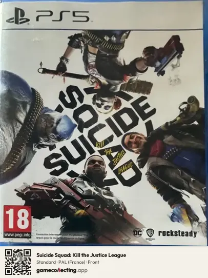 Suicide Squad: Kill the Justice League PlayStation 5, France box front