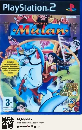 Mighty Mulan PlayStation 2, Italy box front