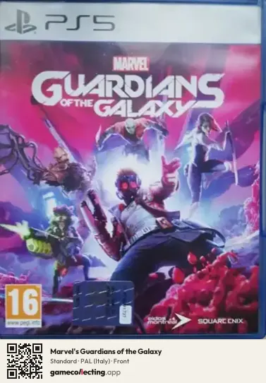 Marvel's Guardians of the Galaxy PlayStation 5, Italy box front