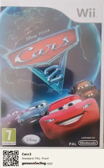 Cars 2 Nintendo Wii, PAL box front