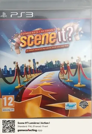 Scene It? Lumières ! Action ! PlayStation 3, France box front