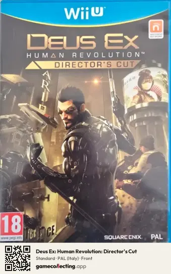 Deus Ex: Human Revolution: Director's Cut Nintendo Wii U, Italy box front