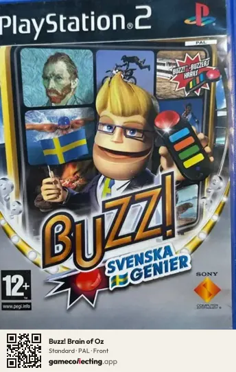 Buzz! Brain of Oz PlayStation 2, PAL box front