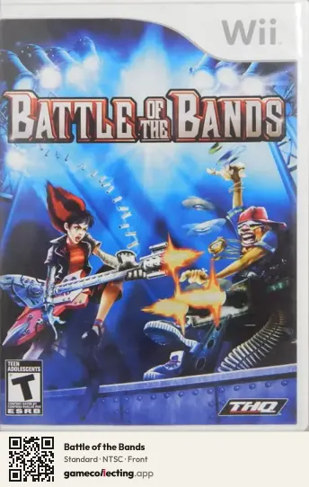 Battle of the Bands Nintendo Wii, NTSC box front
