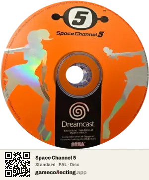 Space Channel 5 Sega Dreamcast, PAL disc