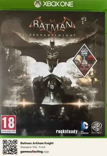 Batman: Arkham Knight Xbox One, PAL box front