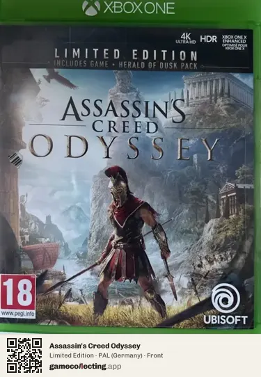 Assassin's Creed Odyssey Xbox One, Germany box front