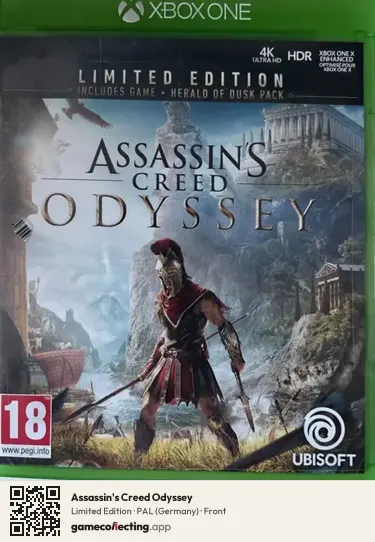 Assassin's Creed Odyssey Xbox One, Germany box front