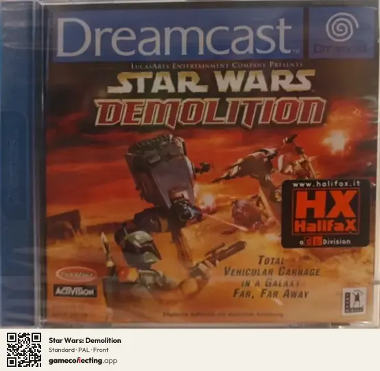 Star Wars: Demolition Sega Dreamcast, PAL box front