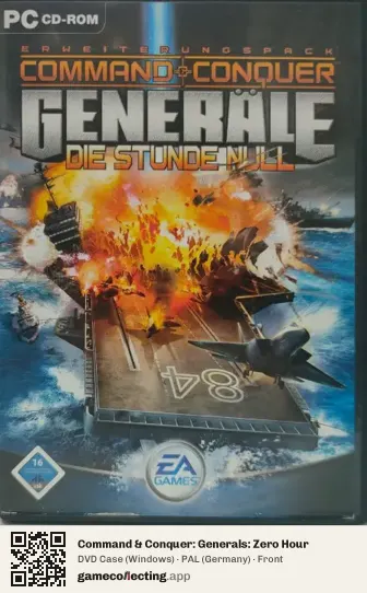 Command & Conquer: Generals: Zero Hour Computer, Germany box front