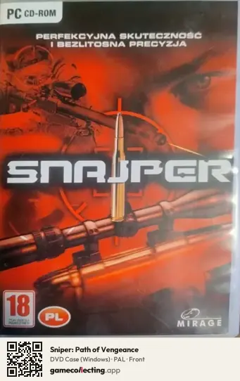 Sniper: Path of Vengeance Computer, PAL box front