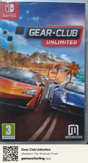 Gear.Club Unlimited Nintendo Switch, France box front