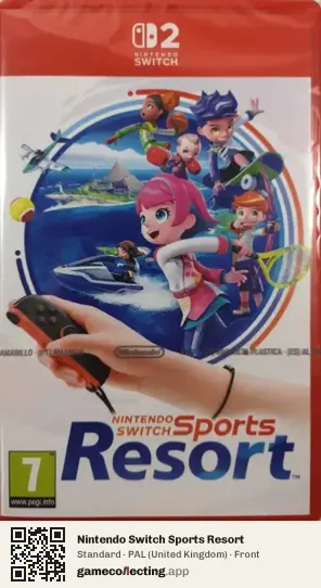 Nintendo Switch Sports Resort Nintendo Switch 2, United Kingdom box front